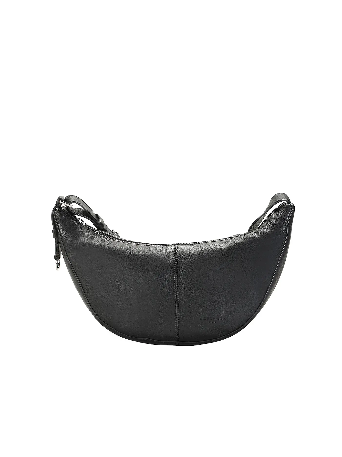 LIEBESKIND BERLIN | Ledertasche - Hobo Bag MOON Small | schwarz